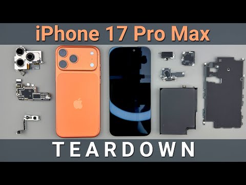 Видео: Разборка iPhone 17 Pro Max: A19 Pro, охлаждение и более лёгкое извлечение аккумулятора