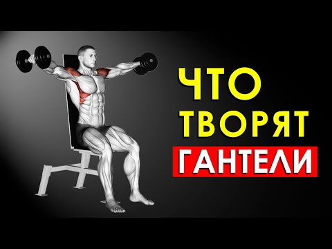 Видео: Что Будет с Вашим Телом, Если Делать Упражнения с Гантелями
