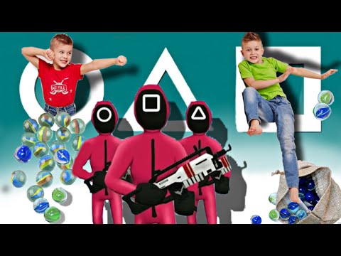 Видео: ИГРА В КАЛЬМАРА - ШАРИКИ - НАСТОЯЩЕЕ ВЫЖИВАНИЕ // KiFill boys 13+