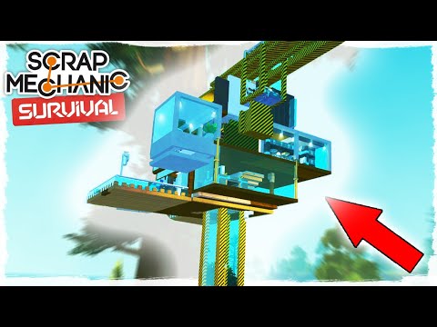 Видео: СТАНЦИЯ ПО ПРИЕМУ МОНОРЕЛЬСА ДОСТРОЕНА! - SCRAP MECHANIC SURVIVAL - ДЕНЬ 18