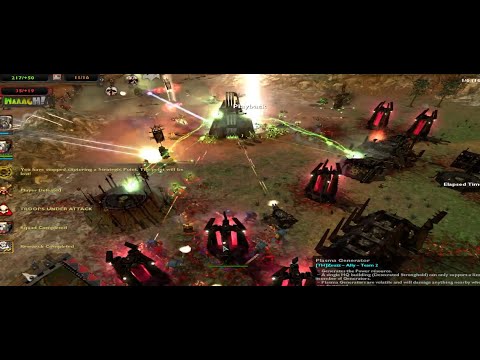 Видео: Игровой процесс Dow Soulstorm 2025 за орков с товарищем-тау. 3 на 3 против некронов. Действие 4-г...