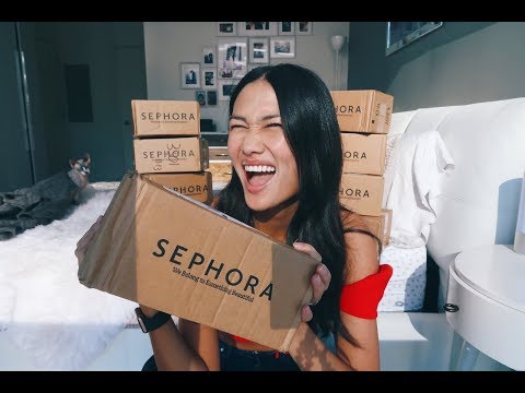 Видео: МАССИВНАЯ РАССПАКОВКА | SEPHORA - мои фавориты + новинки