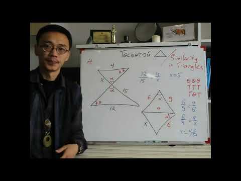 Видео: Төсөөтэй гурвалжин / Similarities in Triangles