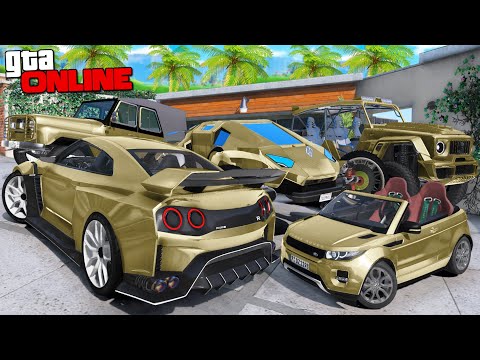 Видео: УГНАЛ КУЧУ ЗОЛОТЫХ ЧИТ ТАЧЕК И ОГРОМНЫЙ МОНСТР ТРАК У МАЖОРА ЗА 180 СЕК! БИТВА ВОРОВ В ГТА 5 ОНЛАЙН!