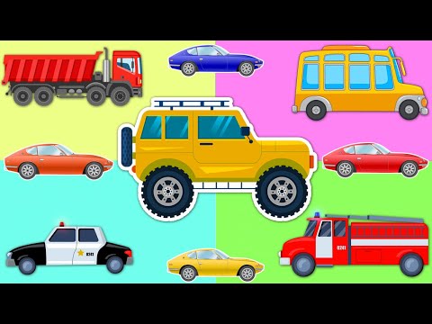 Видео: Мультик про машинки - Учим с машинками - Развивающий мультфильм для детей