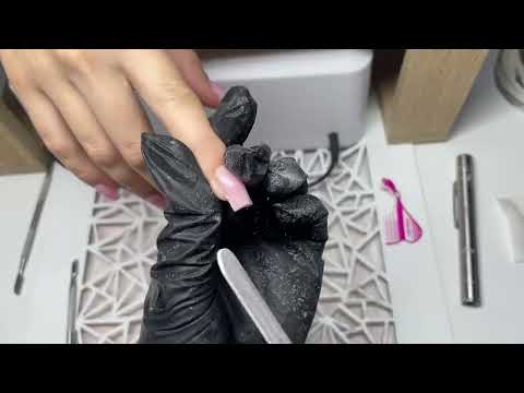 Видео: КОРРЕКЦИЯ КВАДРАТА |маникюр, снятие, опил| Sorokina_Nail 