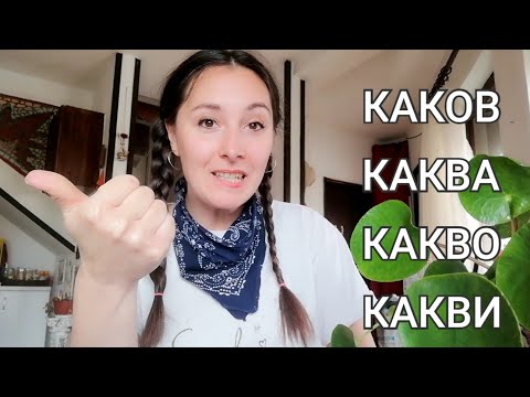 Видео: Makedonca Dersi | Süs Kelimeleri | Sıfat & Zarf | КАКО vs КАКОВ/КАКВА/КАКВО/КАКВИ | Learnwithsmiile