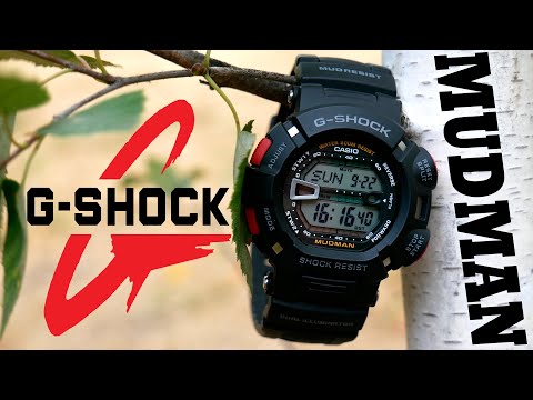 Видео: Самые защищенные G-Shock MudMan - обзор модели G-9000-1VER грязи не боятся . . .