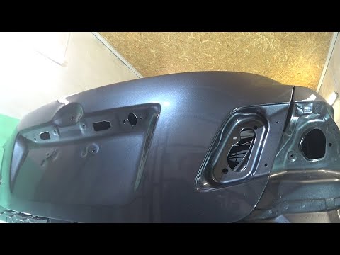 Видео: Toyota camry 40 из тотала в идеал. Покраска задней части, внутряков и крыши.