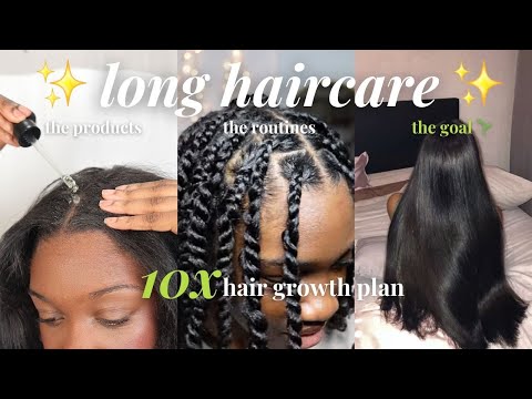 Видео: КАК Я ПЛАНИРУЮ УСКОРИТЬ РОСТ ВОЛОС В 10 РАЗ! | Рост волос средней длины до талии для волос с низк...