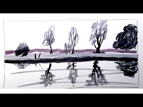 Видео: Отражение в воде. Часть первая.