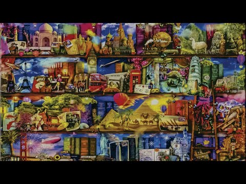 Видео: Вышиваю Полки с путешествиями 24 часа?