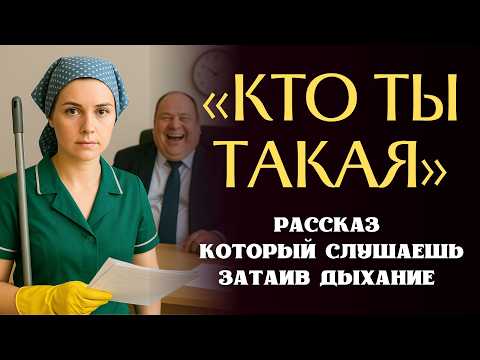 Видео: «КТО ТЫ ТАКАЯ». Я плакала когда читала эту историю... Рассказ, который вы запомните. История.