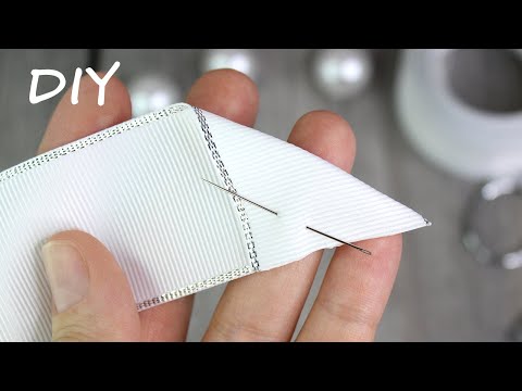 Видео: Любимые цветы из лент🌸 Школьные аксессуары для прекрасных учениц