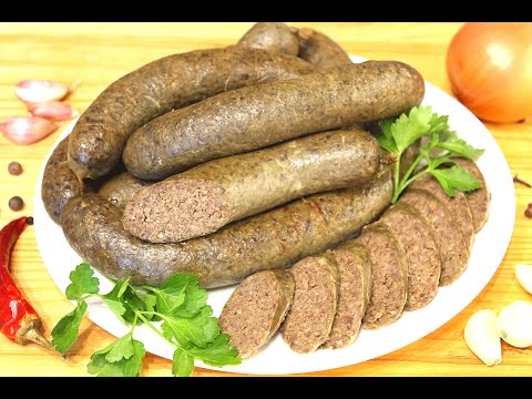 Видео: Колбаса ливерная. Вкусная домашняя колбаса рецепт.