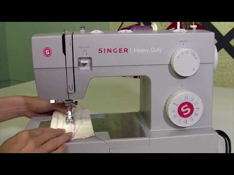 Видео: Singer Heavy Duty 4423 20 Как отрегулировать натяжение