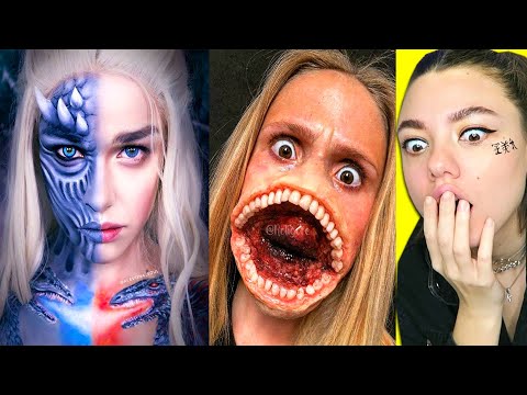 Видео: Просто УЖАСНЫЙ МАКИЯЖ! Трансформация в Дейенерис Таргариен