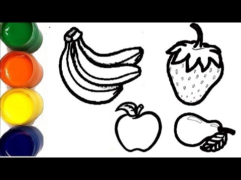 Видео: [collection] How to draw Berries and fruits| Very Easy Step by Step|Сурет салу Жидектер мен жемістер