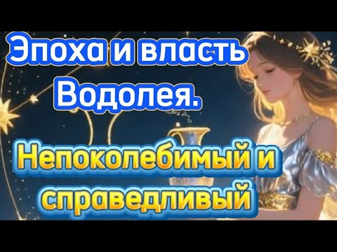 Видео: Эпоха и власть Водолея.Непоколебимый и справедливый.