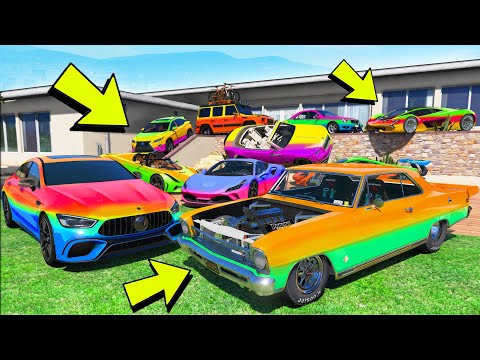 Видео: УГНАЛ КУЧУ ВОЛШЕБНЫХ ЧИТ ТАЧЕК ЗА 180 СЕКУНД! БИТВА ВОРОВ В ГТА 5!