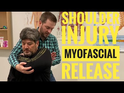 Видео: Хроническая травма плеча - глубокий миофасциальный релиз - коррекция всего тела - мануальный тера...