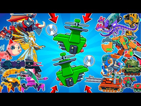 Видео: ВСЕ 26 ТАНКОВ с ДРОНОМ СРАЖАЮТСЯ в БОЯХ 1 на 1! Игра про Танки - Hills of Steel