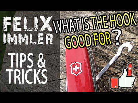 Видео: 13 возможных вариантов использования универсального крючка Victorinox и отличная модификация