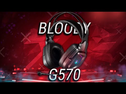 Видео: Обзор Bloody G570 / Лучшие игровые наушники до 4000 рублей от Bloody / КОНКУРС!