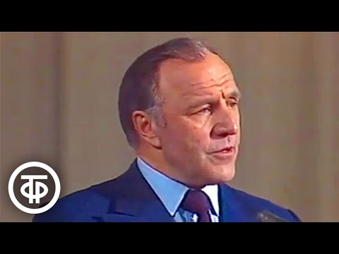 Видео: Встреча в Концертной студии "Останкино" с Михаилом Ульяновым (1981)