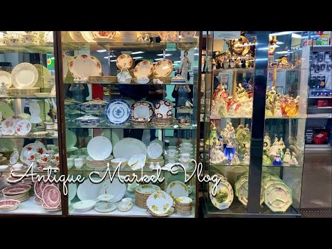 Видео: Отправляйтесь со мной на Antique Market за красивыми чашками!