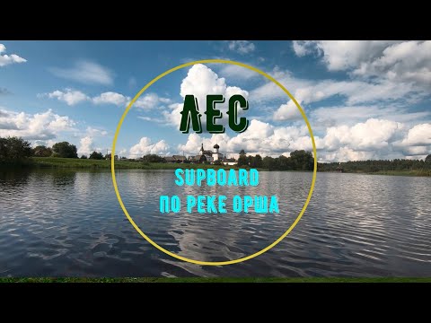 Видео: Отдых в лесу с семьей в палатке. Supboard (сап) по реке Орша