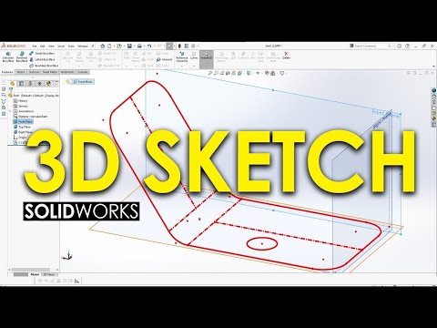 Видео: Основы 3D-эскиза в SolidWorks