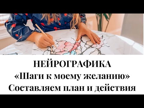 Видео: Нейрографика. Алгоритм «Шаги к моему желанию». Составляем план и действия.