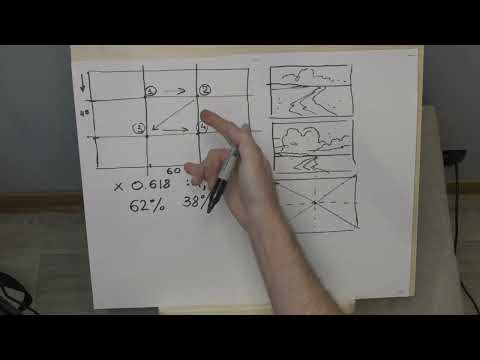 Видео: Композиция.Золотое сечение.