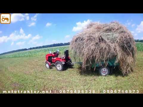 Видео: Мототрактор FORTE 161 и различное навесное оборудование