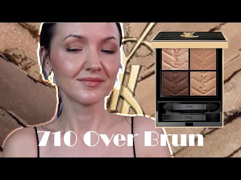 Видео: Неделя макияжей с палетками YSL COUTURE MINI CLUTCH. День 1. 710 Over Brun.
