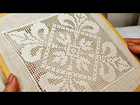 Видео: Процес вишивки мережки| Ажурна Вишивка | Favorite Hand Embroidery |Beautiful Works| Beautiful Design