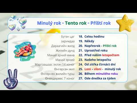 Видео: ЧЕХ ХЭЛНИЙ ХИЧЭЭЛ - Kolikátého den je dnes ? [ ӨНӨӨДӨР ХЭДНИЙ ӨДӨР ВЭ ? ]
