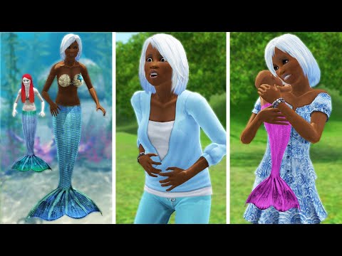 Видео: Как рожают РУСАЛКИ на самом деле?! The Sims 3