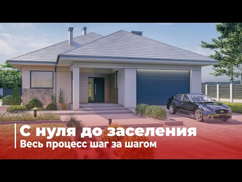 Видео: Одноэтажный дом. Шаг за шагом. Часть 1