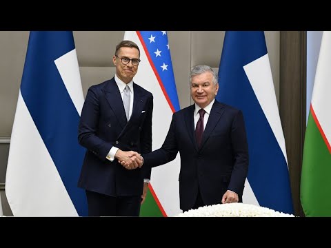 Видео: Кўксаройда юқори даражада: Мирзиёев ва Стубб расмий келишувга қўл қўйди