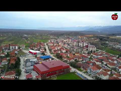Видео: Панорама на градот Ресен [Видео од Дрон] (Април 2022) City View Drone Footage | Resen, Macedonia 🇲🇰