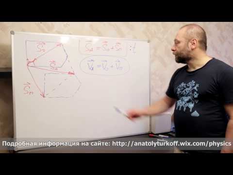 Видео: Физика. Урок № 1. Кинематика. Закон сложения скоростей