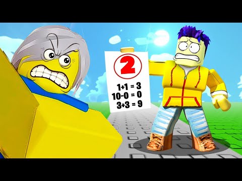 Видео: ЗАВАЛИЛ ТЕСТ ПО МОТИМАТИКИ В ROBLOX