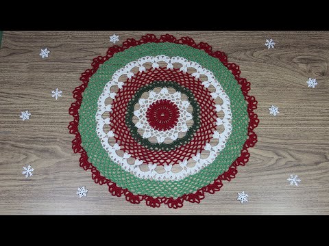 Видео: САЛФЕТКА КРЮЧКОМ для начинающих. Очень простая в исполнении! Давайте СВЯЖЕМ ВМЕСТЕ! СХЕМА.🌲🌲🌲