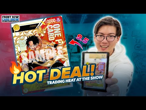 Видео: Ранний утренний HEAT на выставке Front Row Card Show (точка зрения продавца/ККИ One Piece/ККИ Pok...