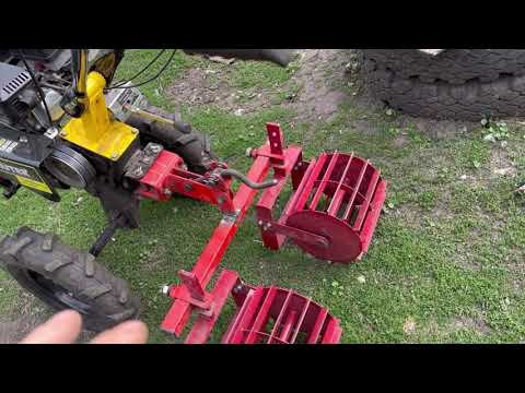 Видео: Пропольник для мотоблока в деле Мотоблок Huter МК-7800PL