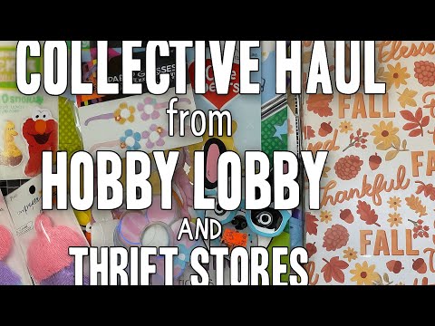 Видео: НОВИНКА! Коллективный сбор от Hobby Lobby, Savers и Goodwill