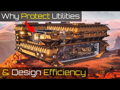 Видео: Полностью защищенная и эффективная конструкция базы в глубокой пустыне | Советы и руководства по ...