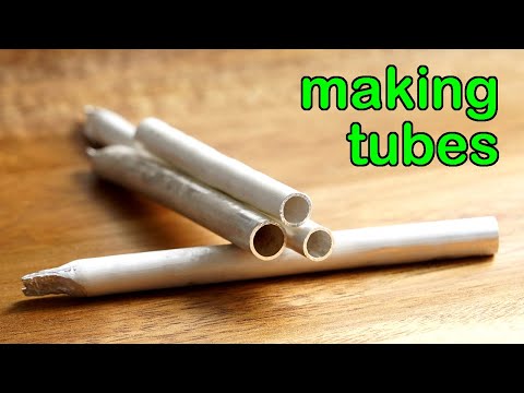 Видео: Как сделать серебряную трубку за 6 простых шагов